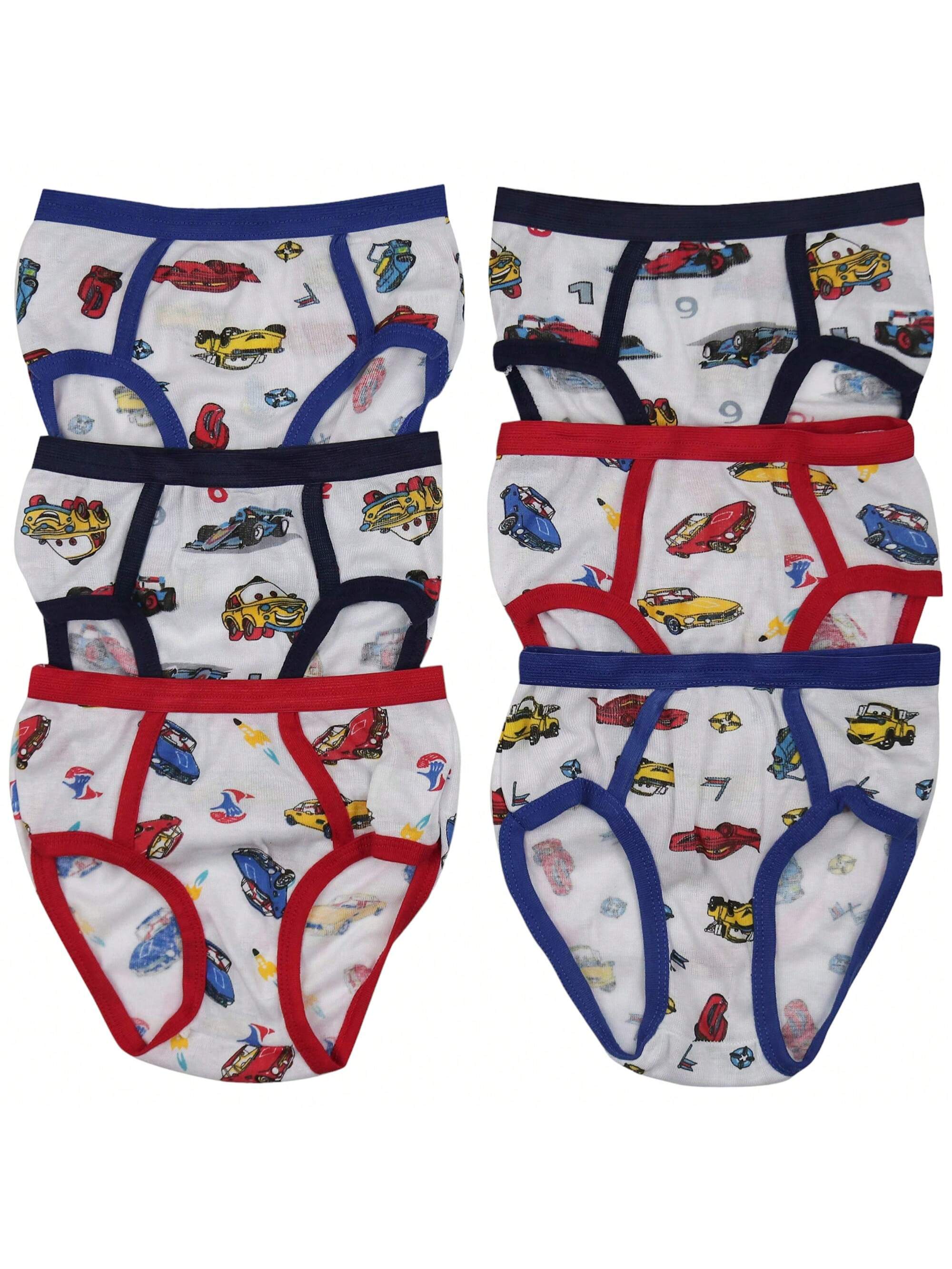 ToBeInStyle Tween Boy Pack Of 6 Cotton Or Nylon Assorted Brief Underwear