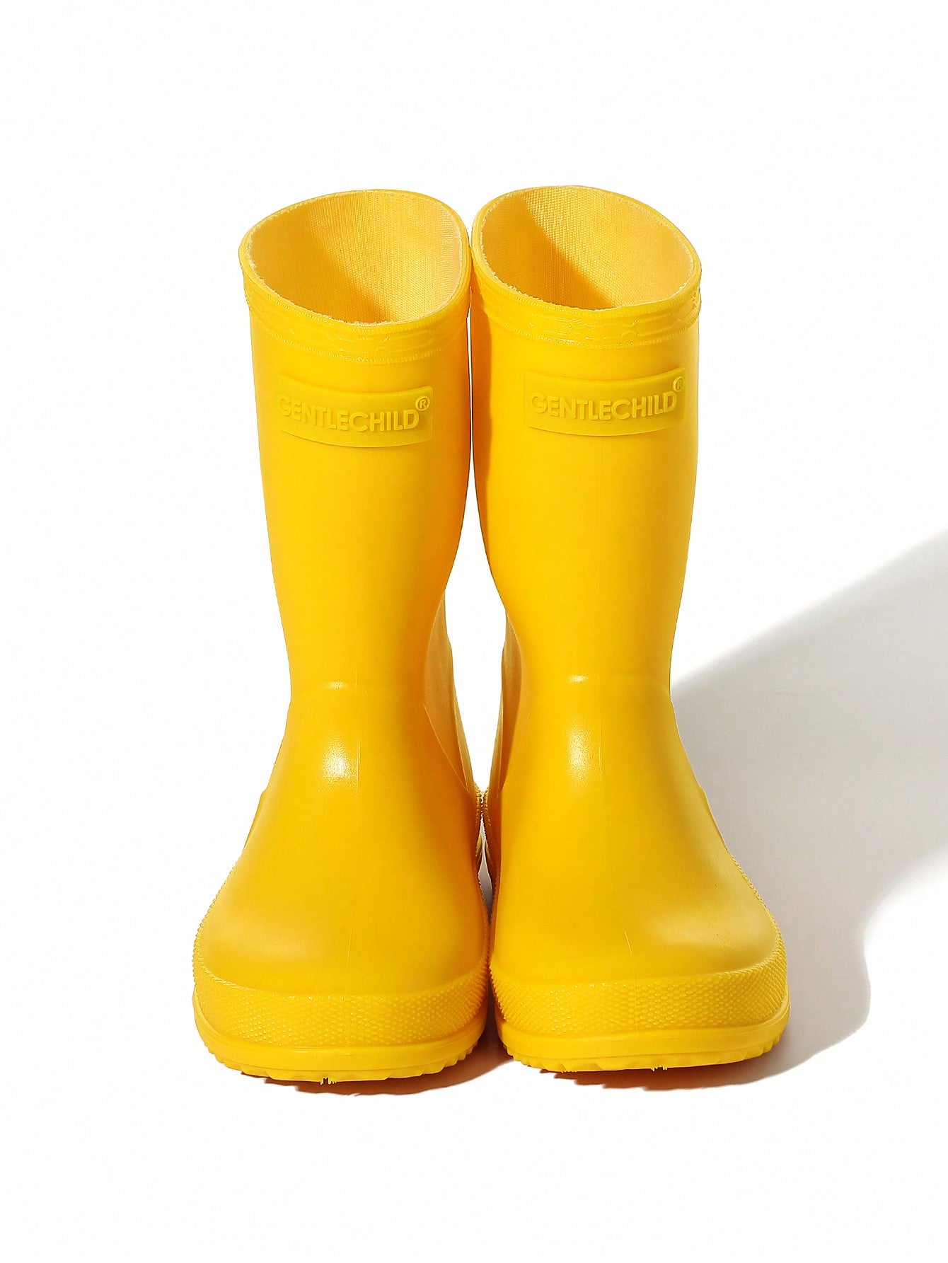 Simple Style Children's Unisex Rain Boots For Kindergarten. Anti-Slip, Wear-Resistant, Lightweight, Comfortable, Wide Toe Area, Breathable, Waterproof, One-Piece Molded Design Without Stuffy Feet Indoor/Outdoor Rubber Boots