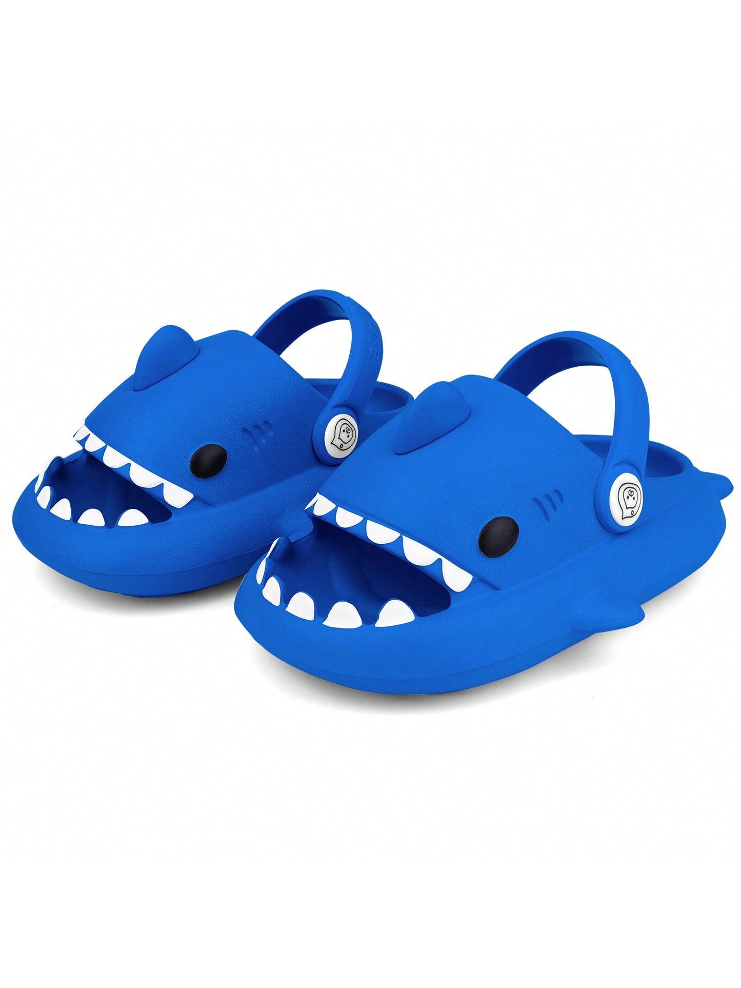 Kids Shark Cloud Slides | Toddler Boys Girls Shower Slippers | Baby Cute Cartoon Fish Clogs | Beach Pool Home Sandals | Quick Dry Non-Slip