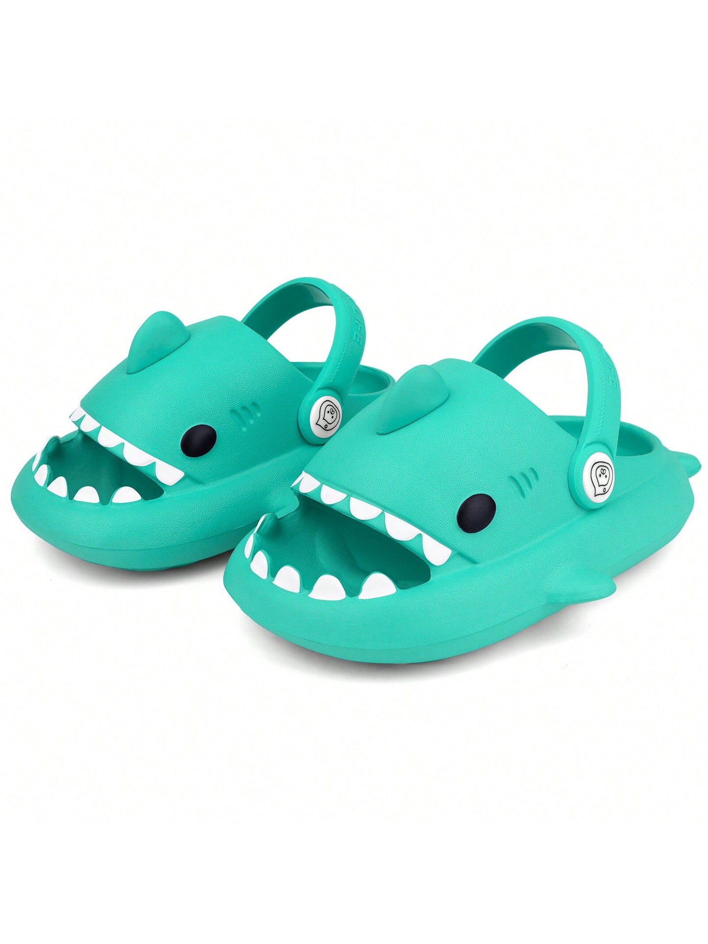 Kids Shark Cloud Slides | Toddler Boys Girls Shower Slippers | Baby Cute Cartoon Fish Clogs | Beach Pool Home Sandals | Quick Dry Non-Slip