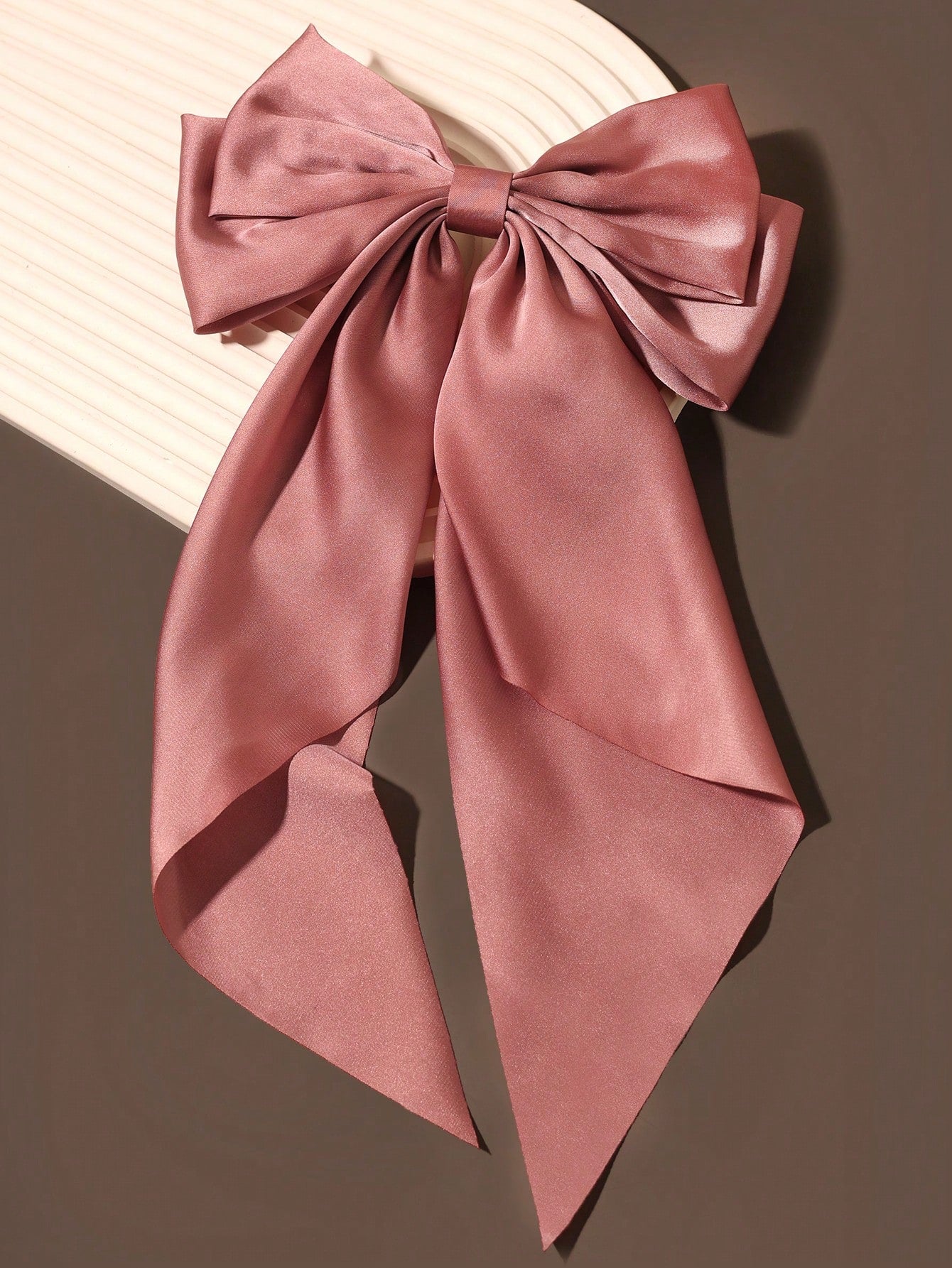 1pc Bowknot Silk Hair Clip Cute