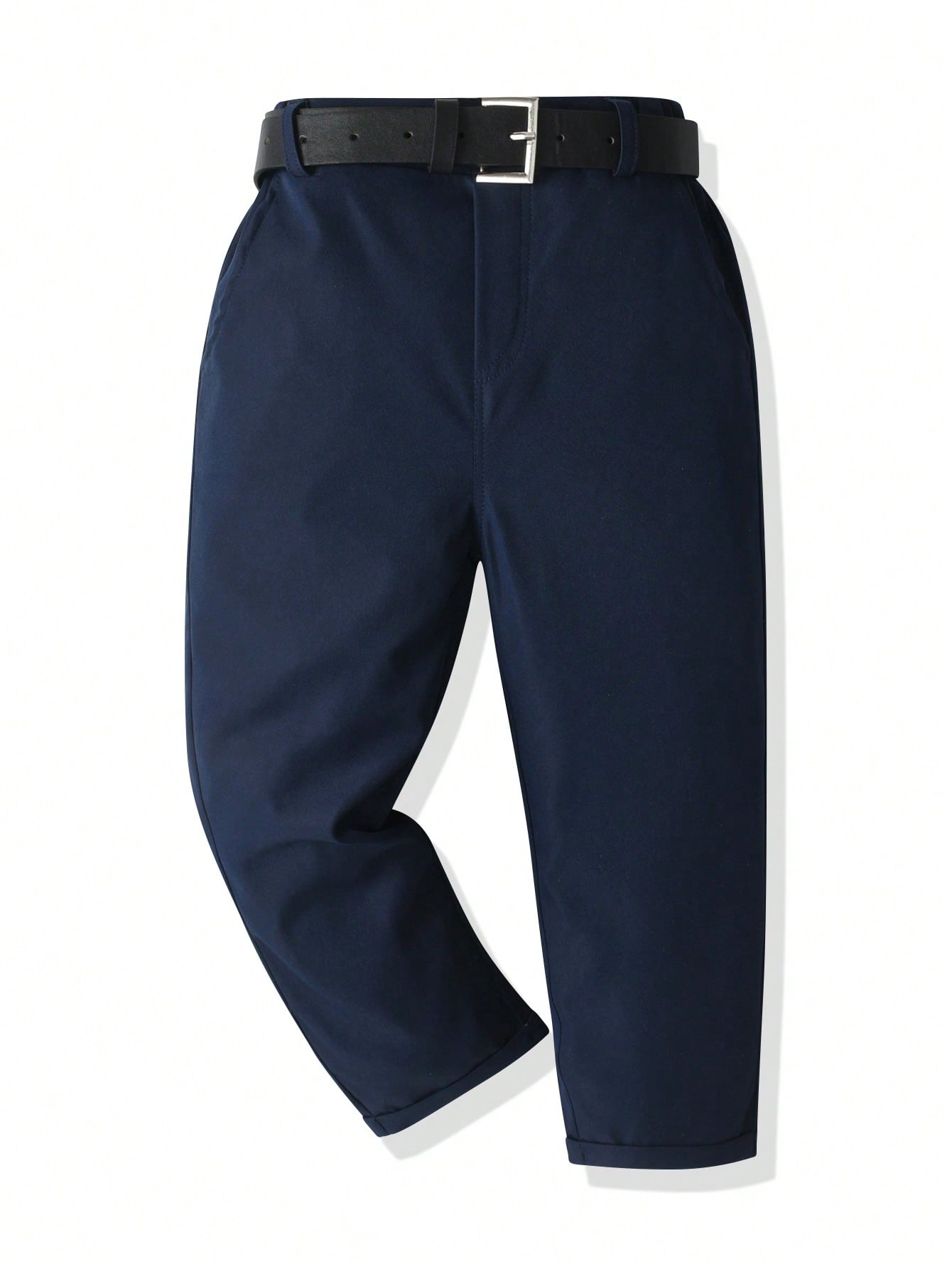 Young Boy Casual Belted Pants For Spring/Summer