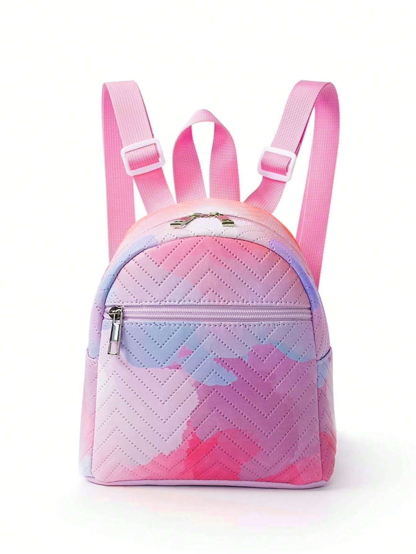 1pc Mini Cute Unicorn Print Children's Backpack, Suitable For Girls, Primary School Students, Middle School Students, Travel Vacations, Schools, Holiday Gifts, Daily Use