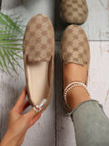 New Spring And Autumn Fashion Women's Comfortable Round Toe Loafers Casual Holiday Style Slip On Driving Loafers