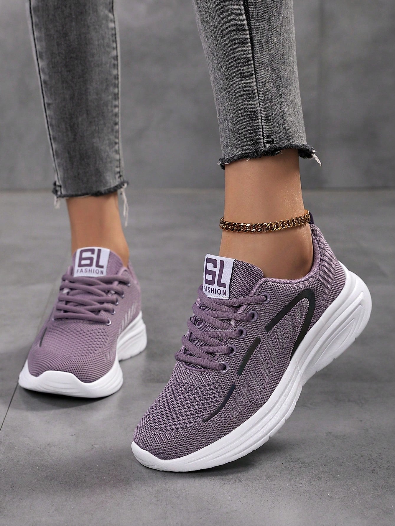 Casual Sports Shoes,Women's lightweight and simple solid color low-top sports shoes, women's casual breathable woven women's shoes