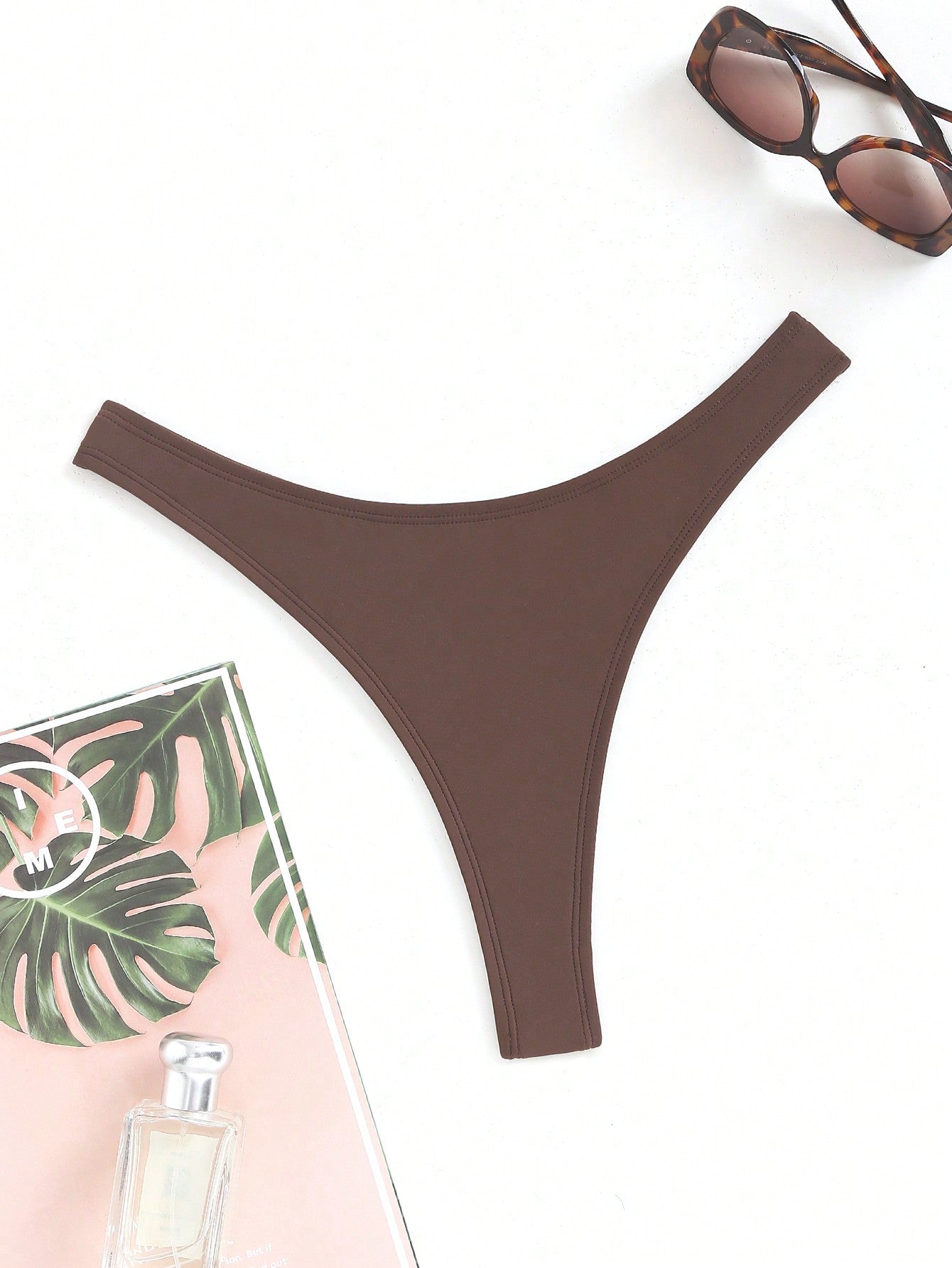 Swim Summer Beach High Cut Thong Bikini Panty