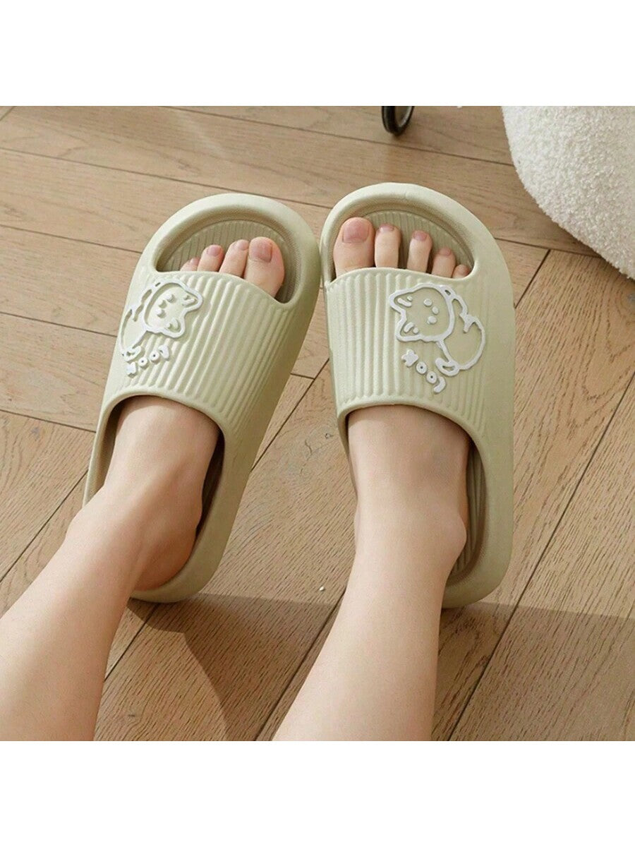 Women's Pink Cute Casual Bathroom Slippers