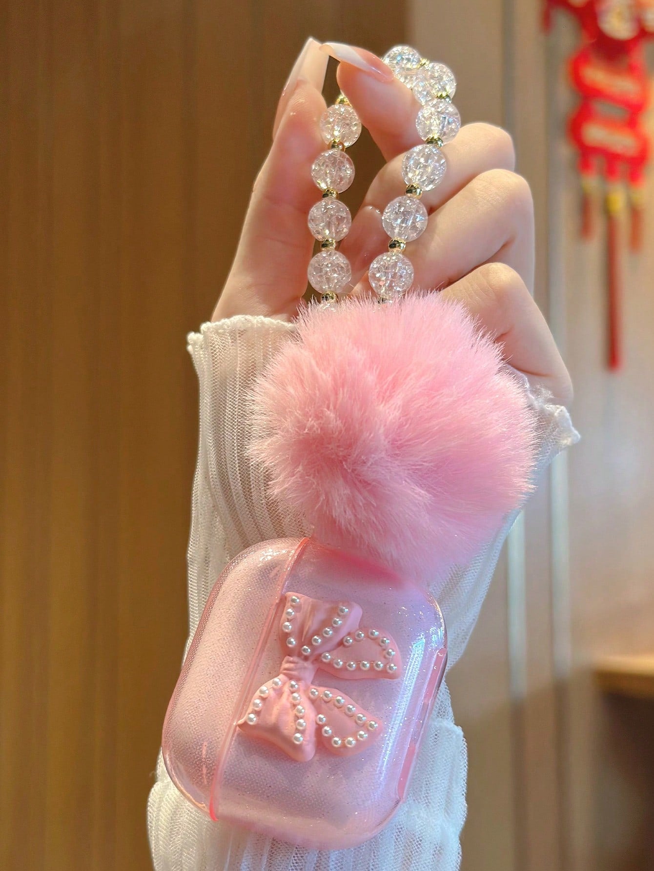 Bow Decor Case Compatible With AirPods For AirPods1/2 AirPods Pro