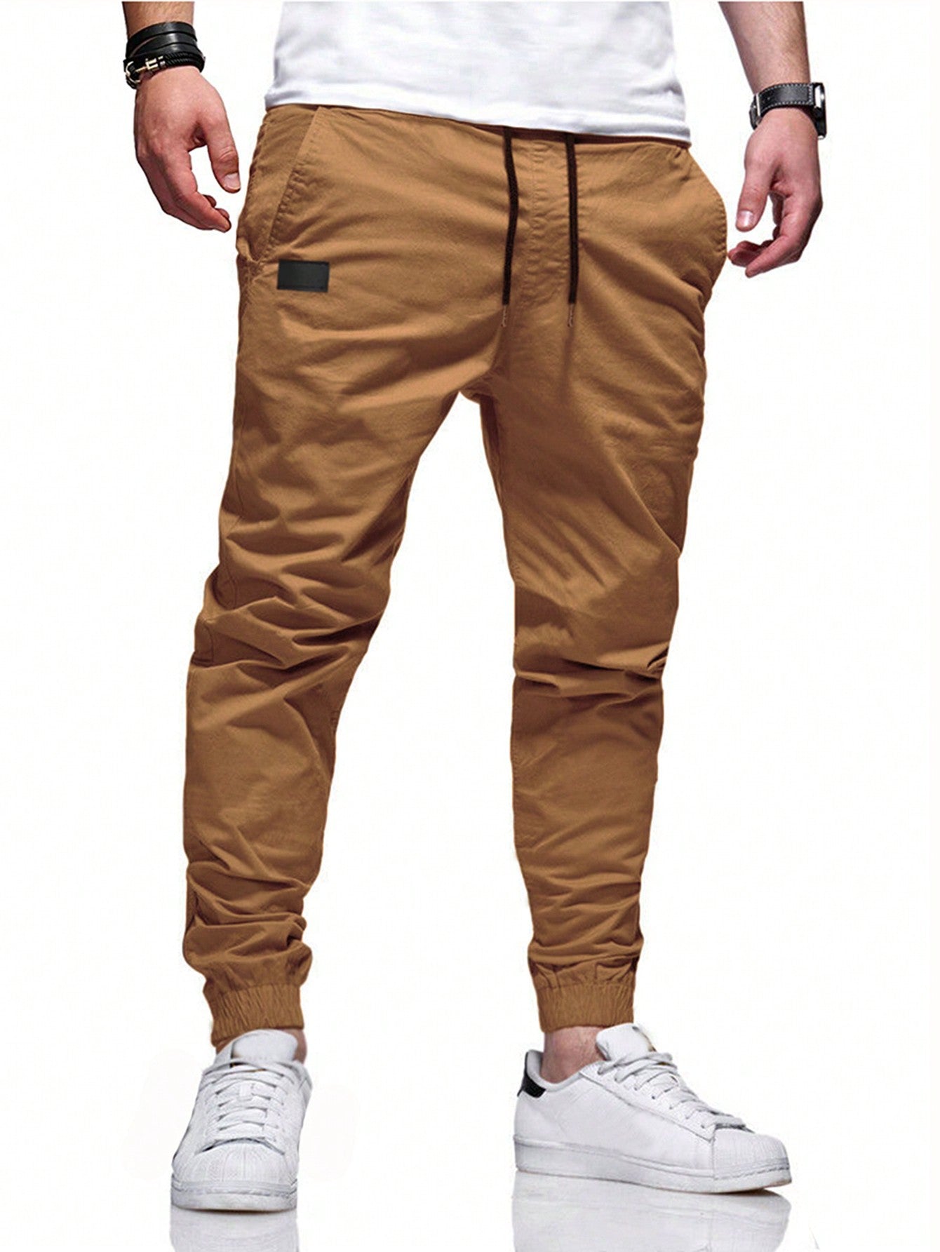 Men's Oversized Carrot Pants With Drawstring Waist