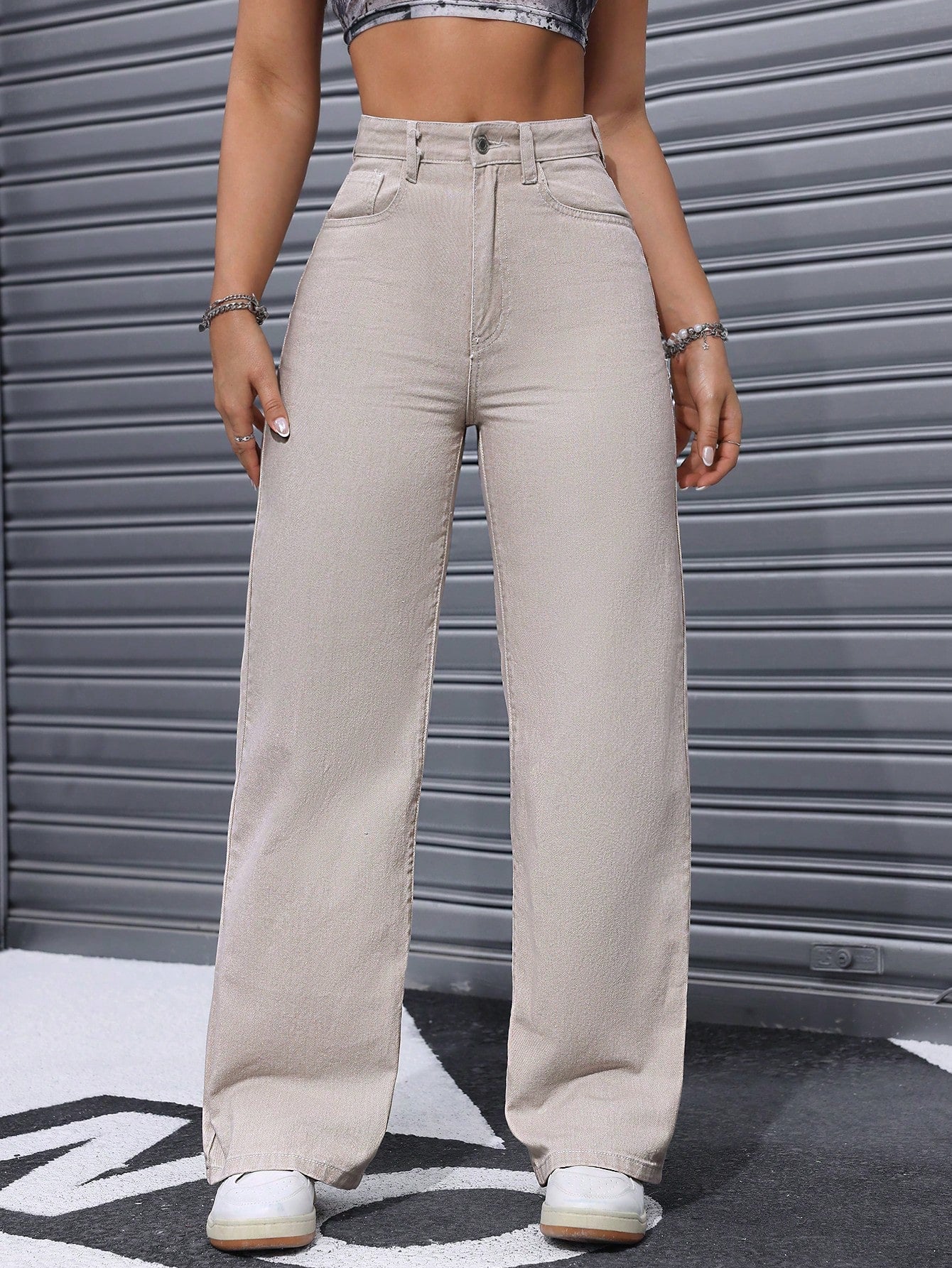 Women's Wide Leg Denim Pants