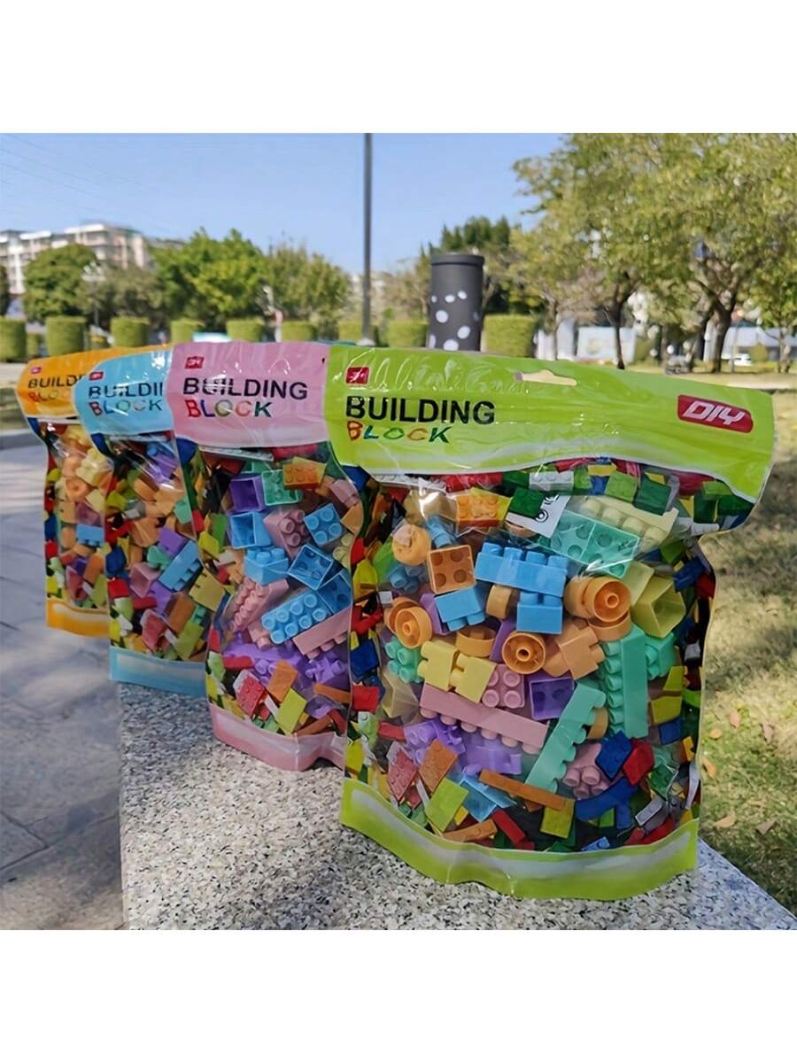 140pcs Macaron Colored Building Blocks, Assembled DIY Toys, Gift