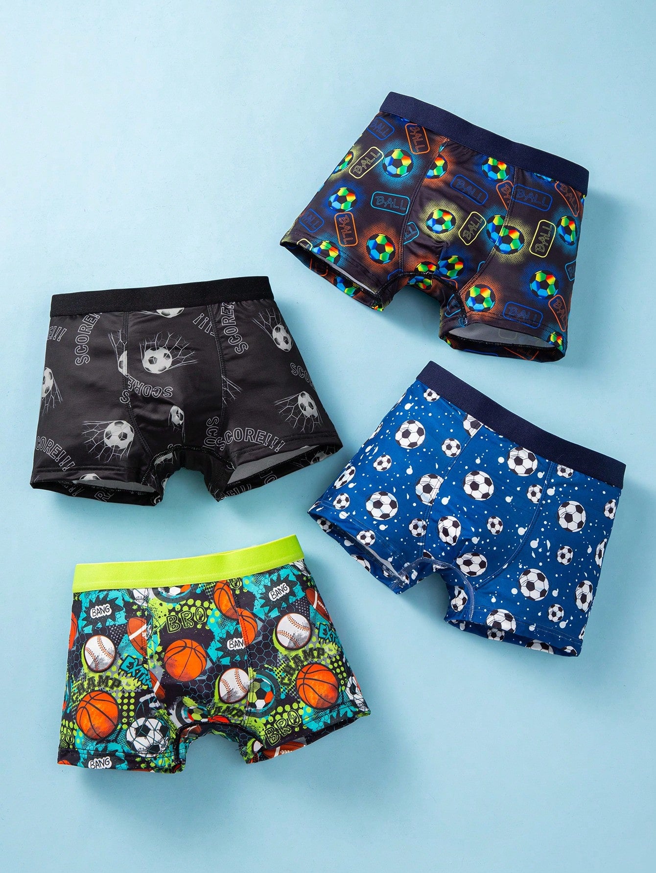 Tween Boy 4pack Cartoon Graphic Boxer Brief