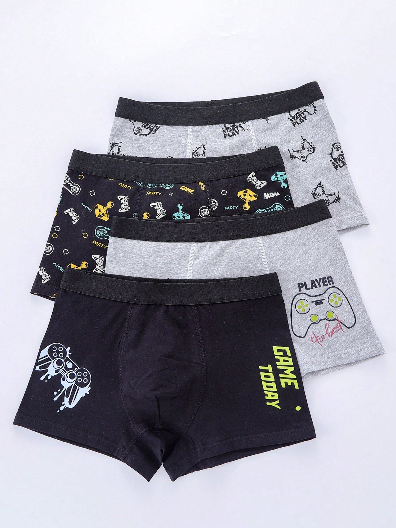 Tween Boy 3D Console Printed Seamless Boxer Briefs