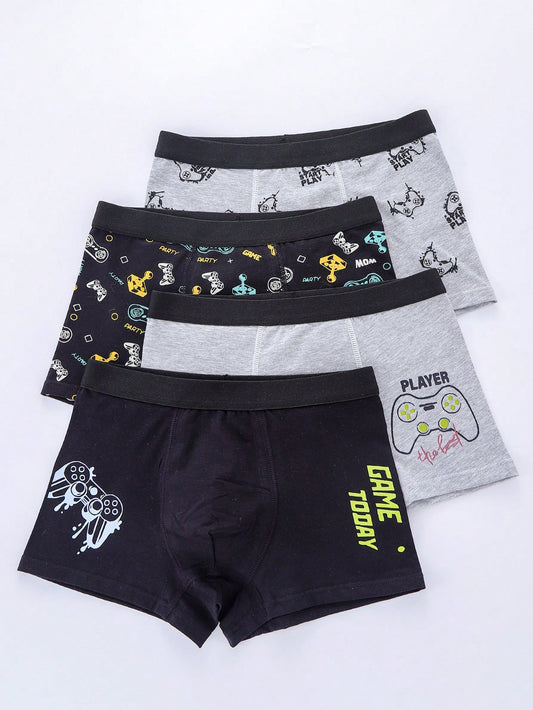 Tween Boy 3D Console Printed Seamless Boxer Briefs