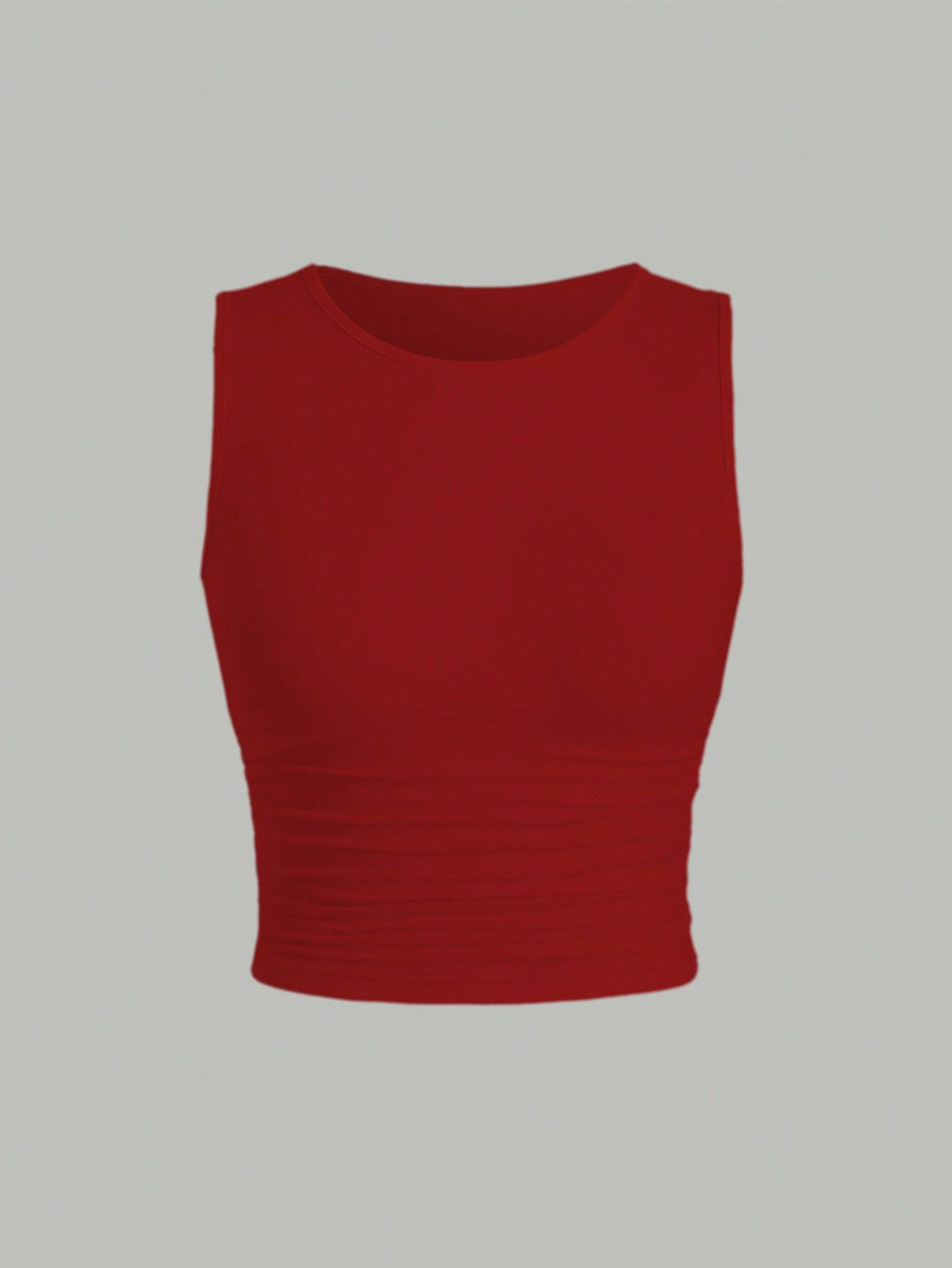 Ladies' Solid Color Sleeveless Simple Tank Top