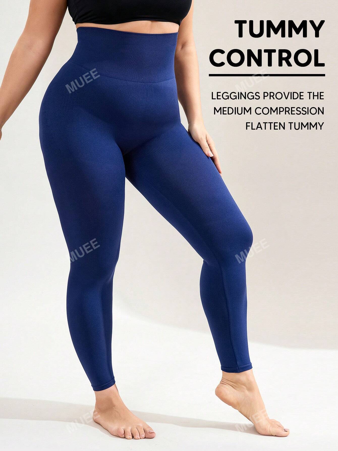 Plus Size High Waist Soft Butt Lifter Shapewear Leggings