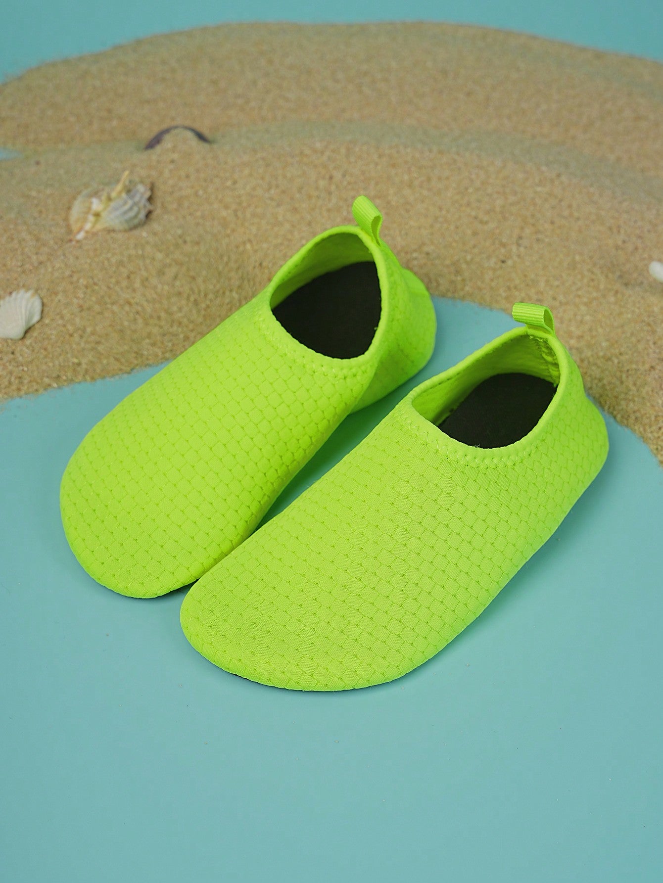 1pair Kids' Simple Solid Color Water Shoes For Boys