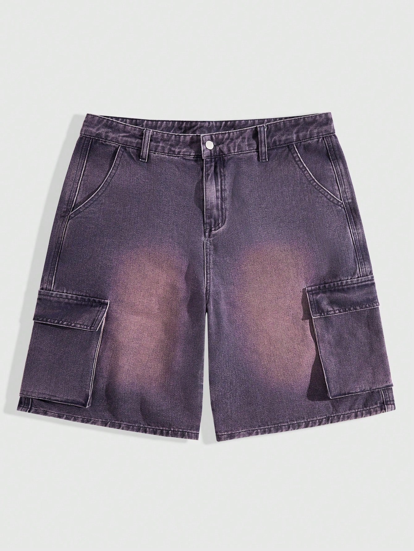 Street Life Men's Cargo Denim Shorts