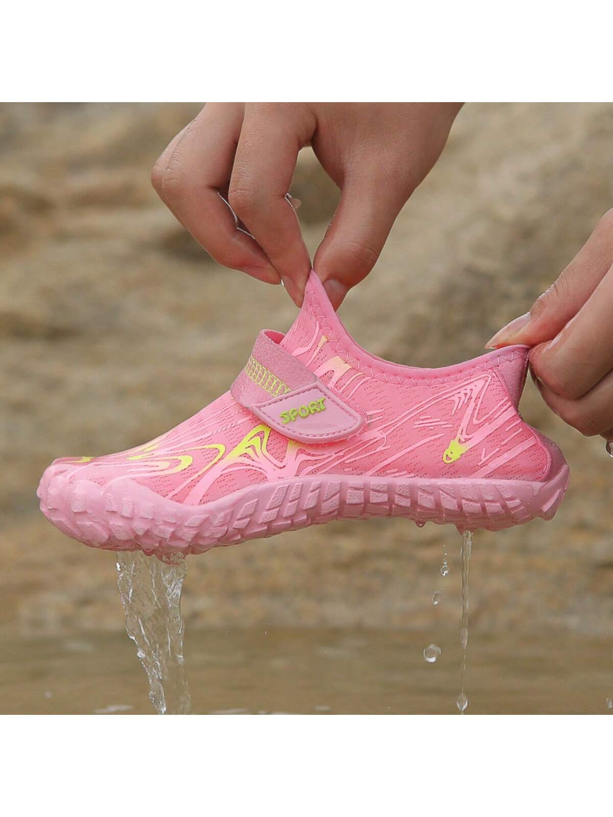 Kids" Water Shoes For Boys Summer Beach Sandals Girls Outdoor Quick-Drying Swim Shoes Snorkeling Anti-Cut Shoes