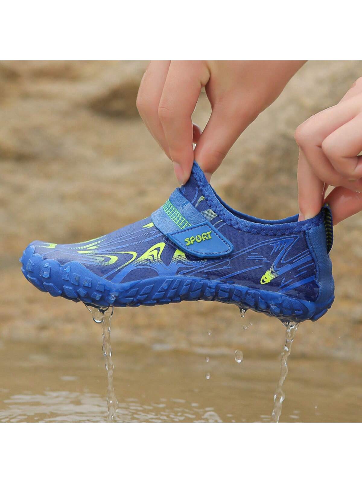 Kids" Water Shoes For Boys Summer Beach Sandals Girls Outdoor Quick-Drying Swim Shoes Snorkeling Anti-Cut Shoes