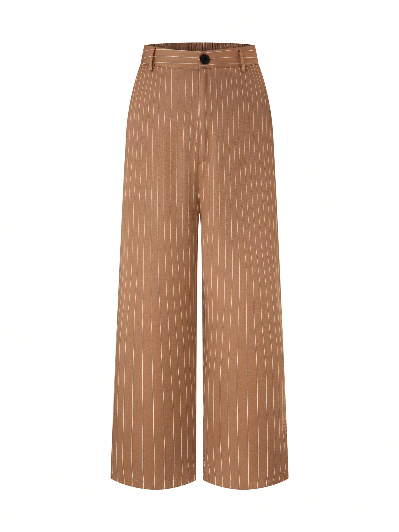Plus Size Striped Suit Pants