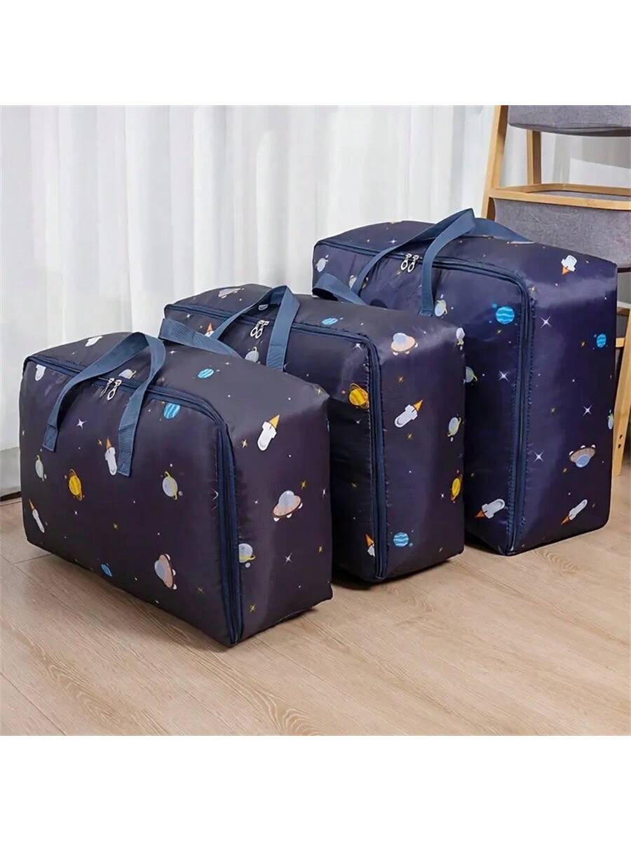 Spacious Cartoon Fashionable Travel Bag, Equipped With Durable Zipper Compartments, Suitable For Various Occasions