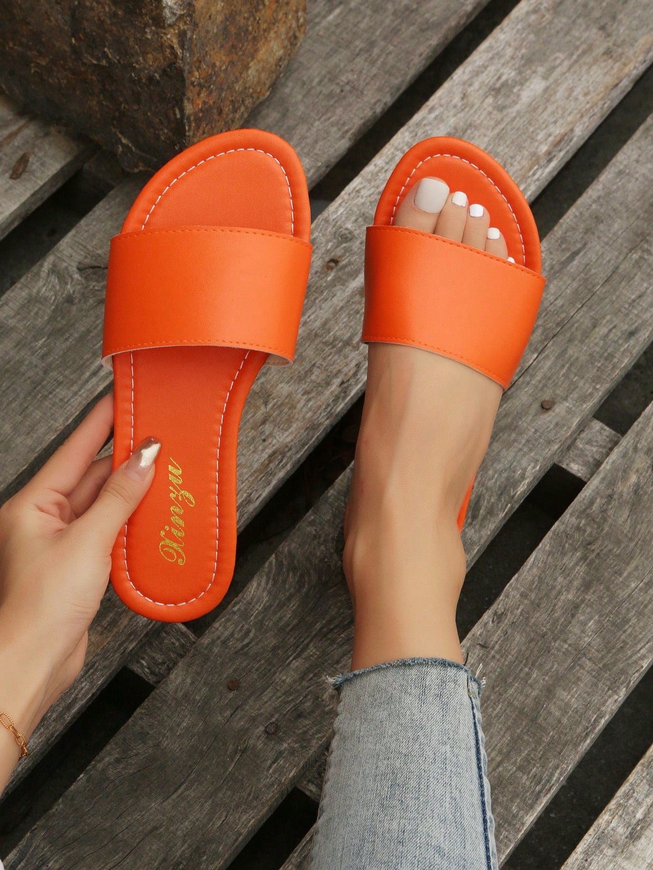 Women's Fashionable Vacation & Casual Flat Sandals, Plus Size & Wide Width