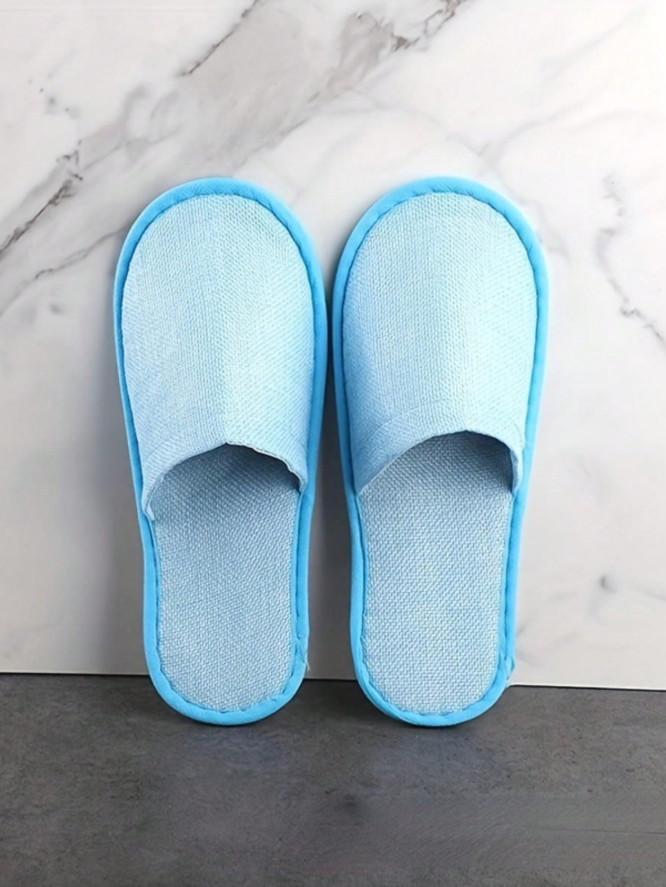 Hotel Disposable Linen Slippers, Guesthouse And Home Room Disposable Slippers