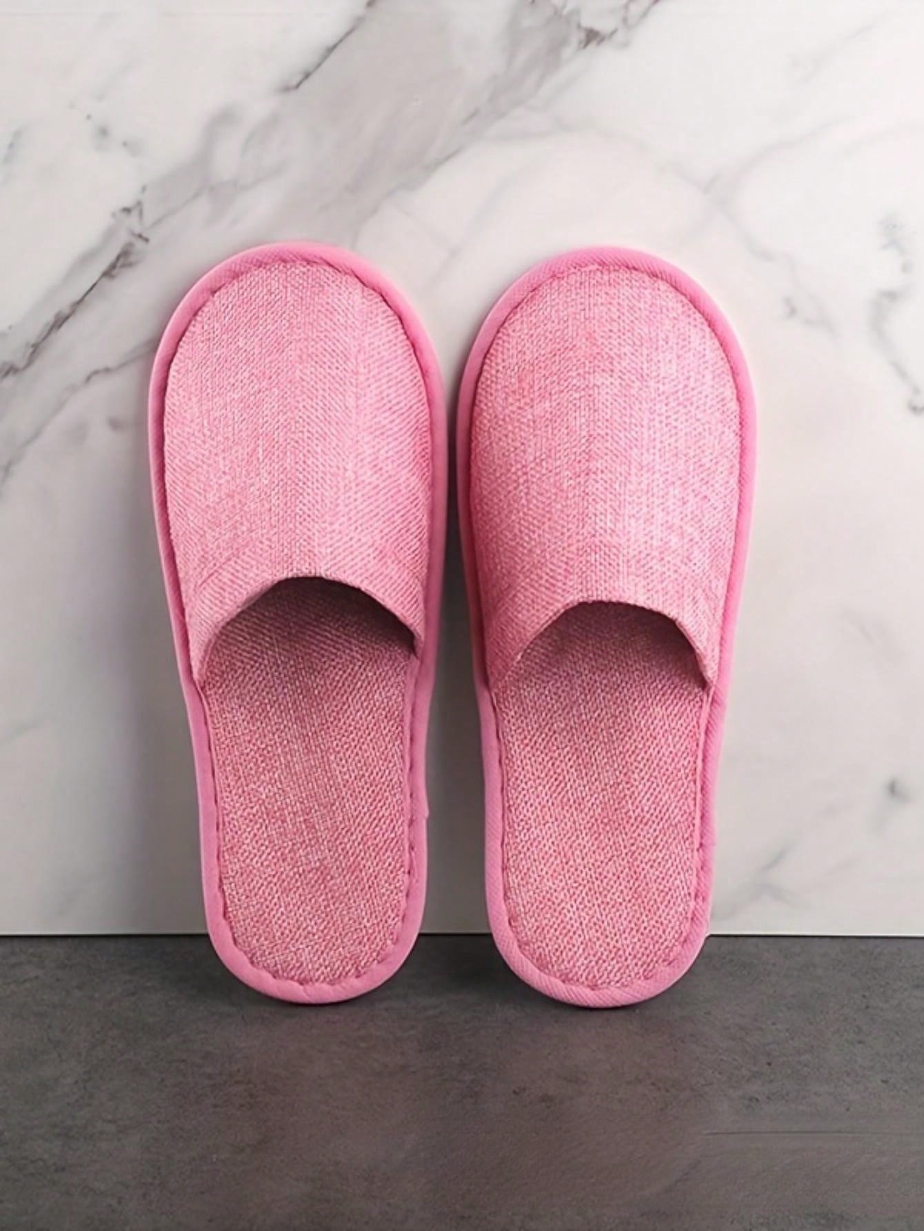 Hotel Disposable Linen Slippers, Guesthouse And Home Room Disposable Slippers