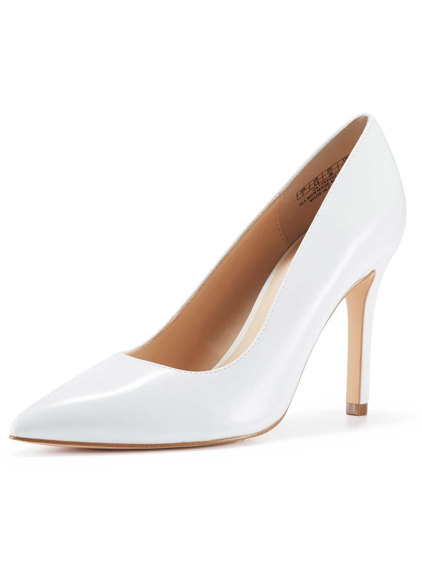 JENN ARDOR Women's High Heels 4 Inch Closed Pointed Toe Stiletto Classic Office Dress Bridal Wedding Pumps Sexy Prom Shoes