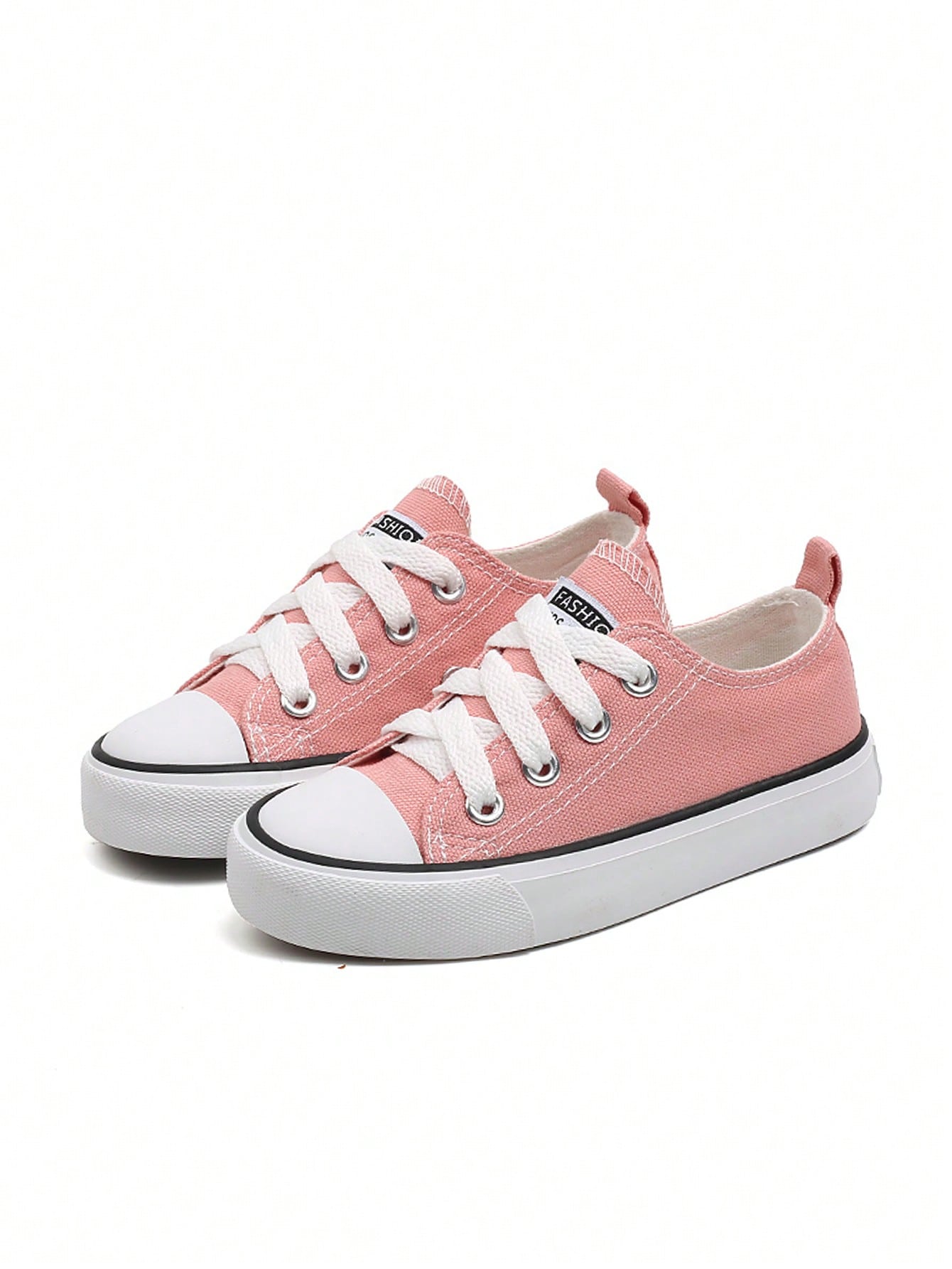 New Comfortable Children Canvas Shoes For Spring, Casual Breathable Kids Sneakers