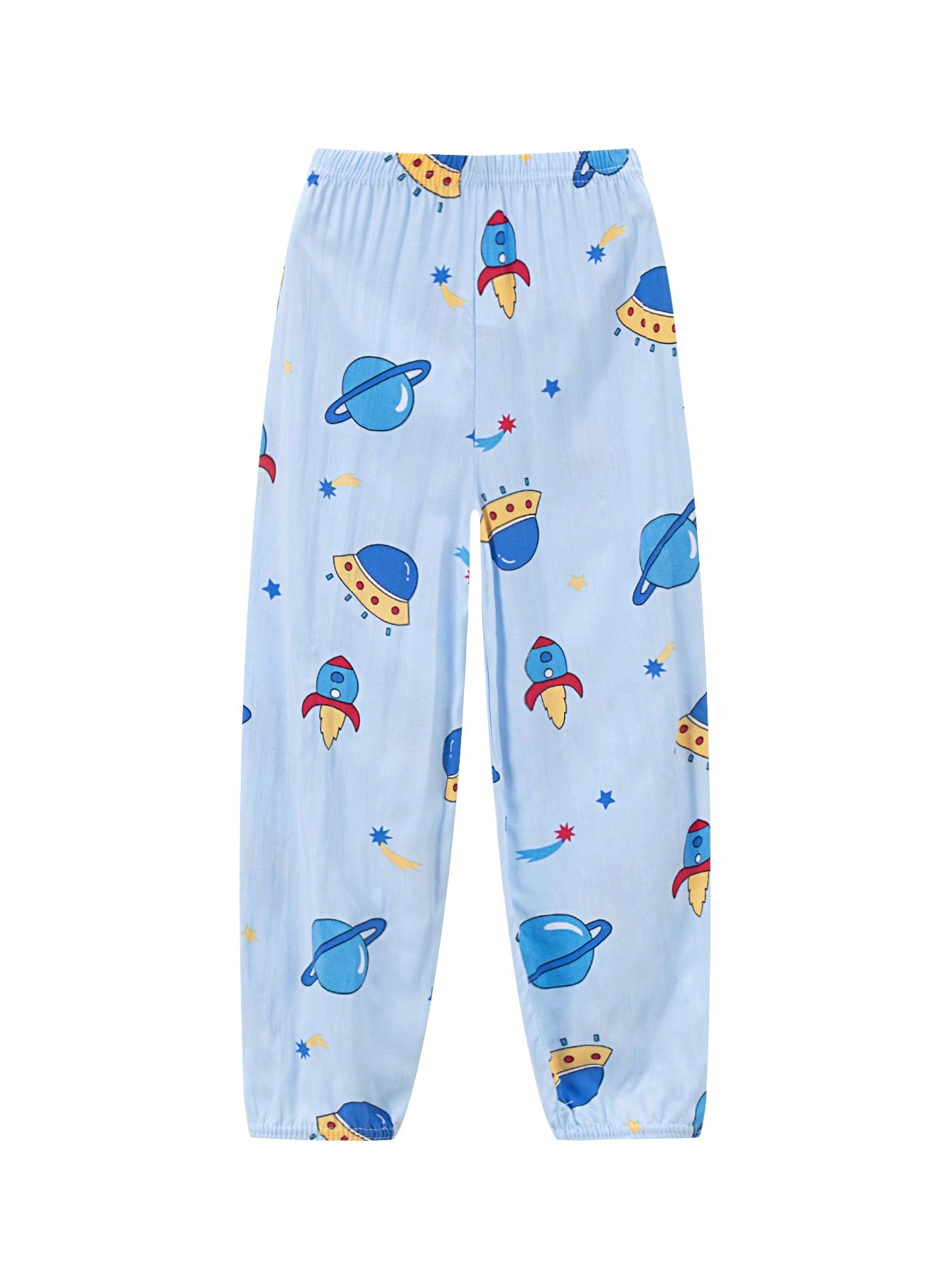 Young Boy 4-Pack Cartoon Pattern Anti-Mosquito Tied Ankle Pants