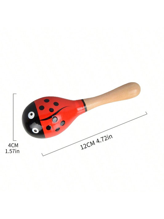 Wooden Sand Ball Children Orff Percussion Instrument Wood Sand Hammer Early Education Teaching Tool Musical Toys For Boys And Girls