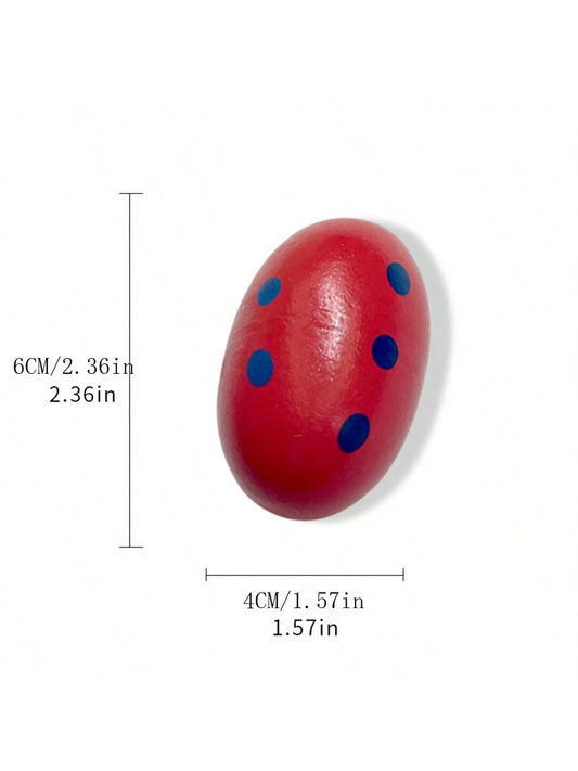 木製マラカス オルフ打楽器 幼児教育 カラフルな砂シェイカー 男の子と女の子のための教育玩具