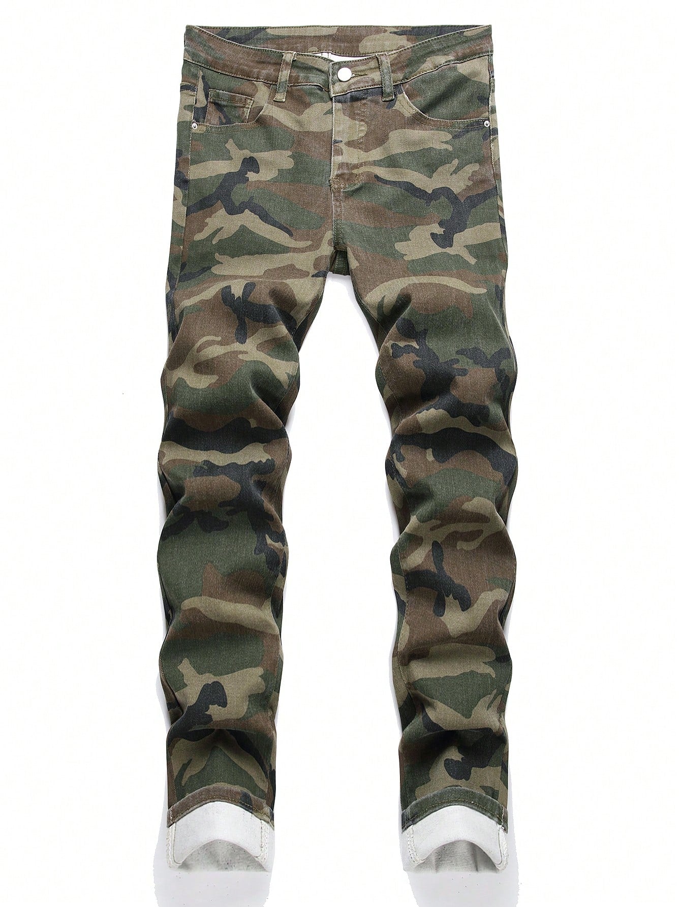 Men\ Camouflage Plus Size Jeans