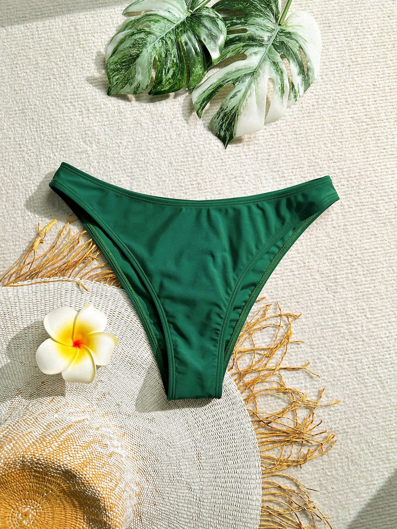 Swim Summer Beach Plain Bikini Bottom Bathing Suit Bottoms