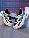 1 Pair Of All Seasons Children's Running Shoes Mesh Breathable Sports Shoes For Boys Daily Wear Blue Shoes