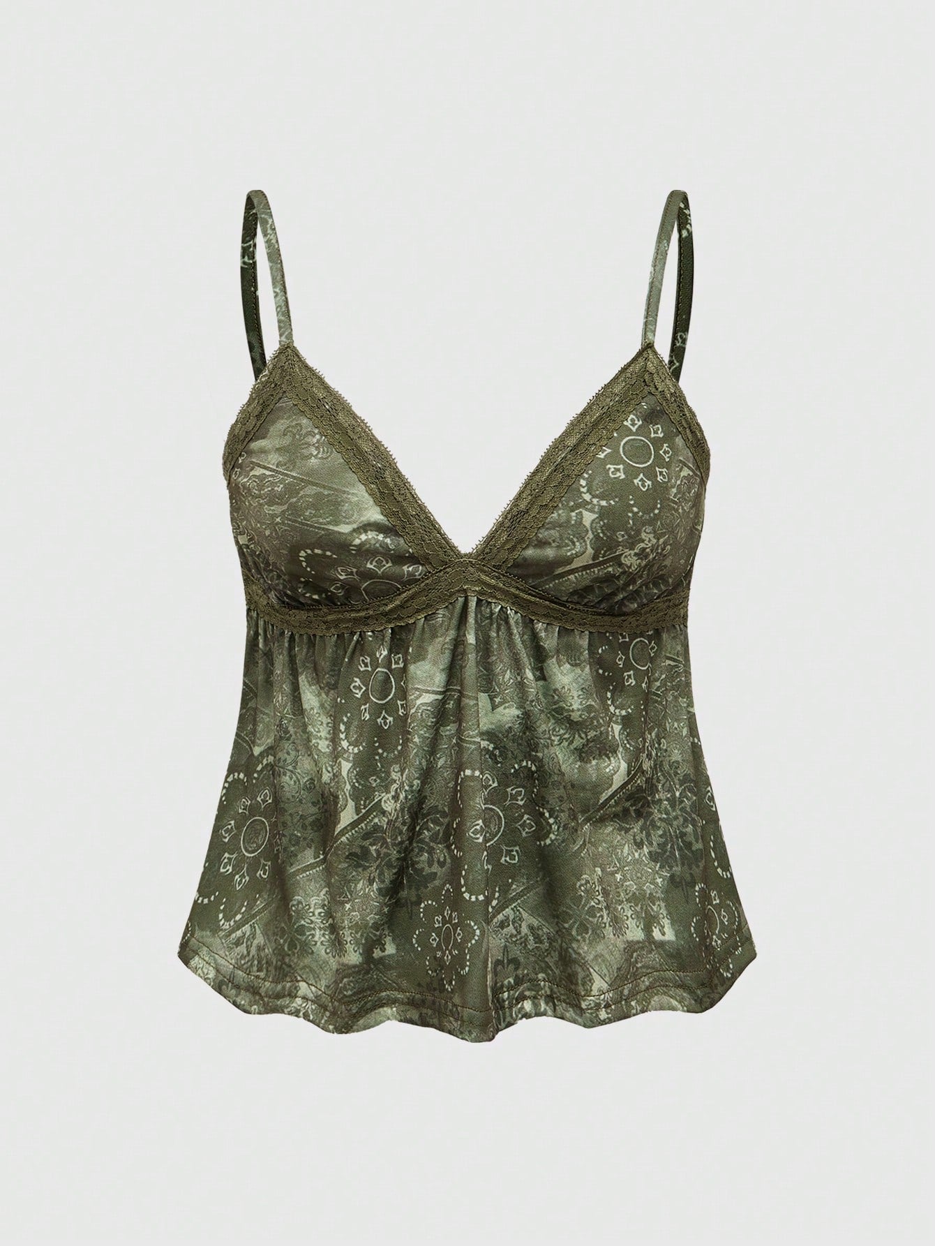 Women's Vintage Printed Camisole For Summer Holiday