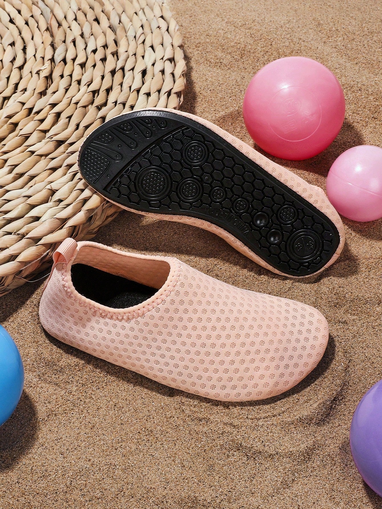 Breathable Anti-Slip Soft-Sole Indoor Shoes, Swimming Shoes, Beach Shoes, Water Shoes For Kids