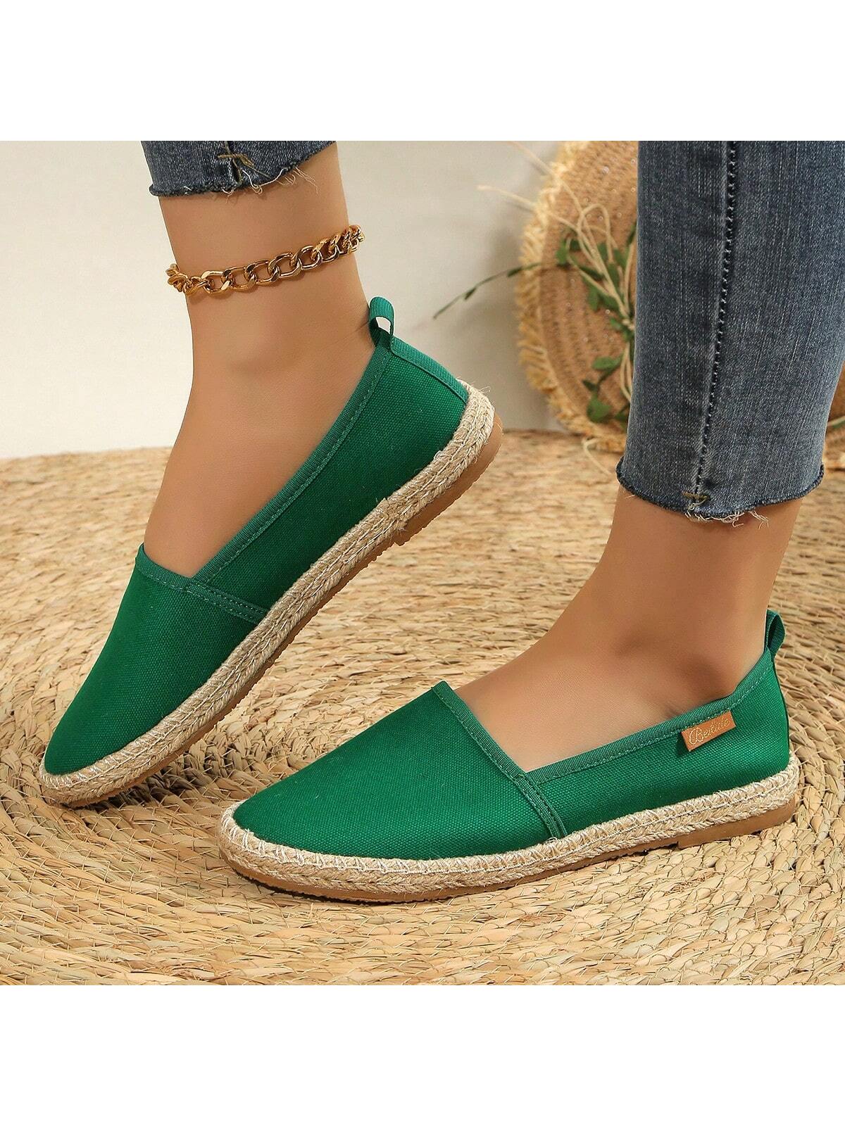 Original Breathable Fisherman Style Slip-On Women's Shoes, Soft Bottom With Rope Sole, Comfortable And Fashionable For All Seasons, Plus Size 43