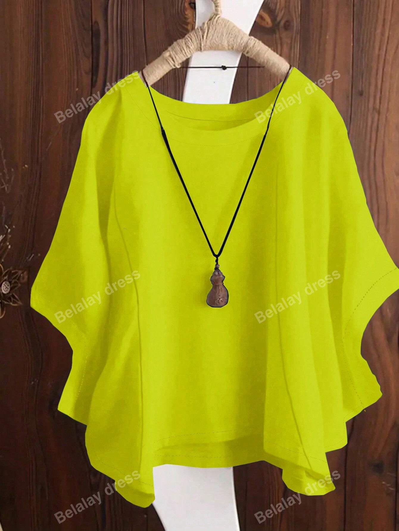 Solid Color Vintage Linen Women's Shirt