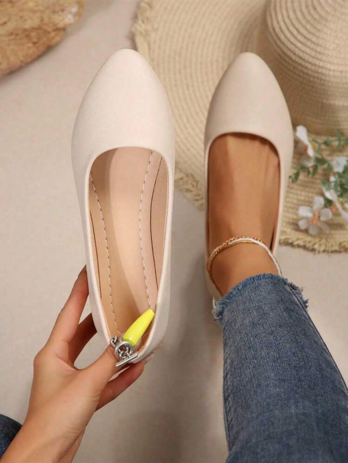 Women's Fashionable And Elegant Office Penny Loafers, Comfortable Soft Bottom Mom Shoes, French Style Flat Casual Shoes For Spring And Autumn