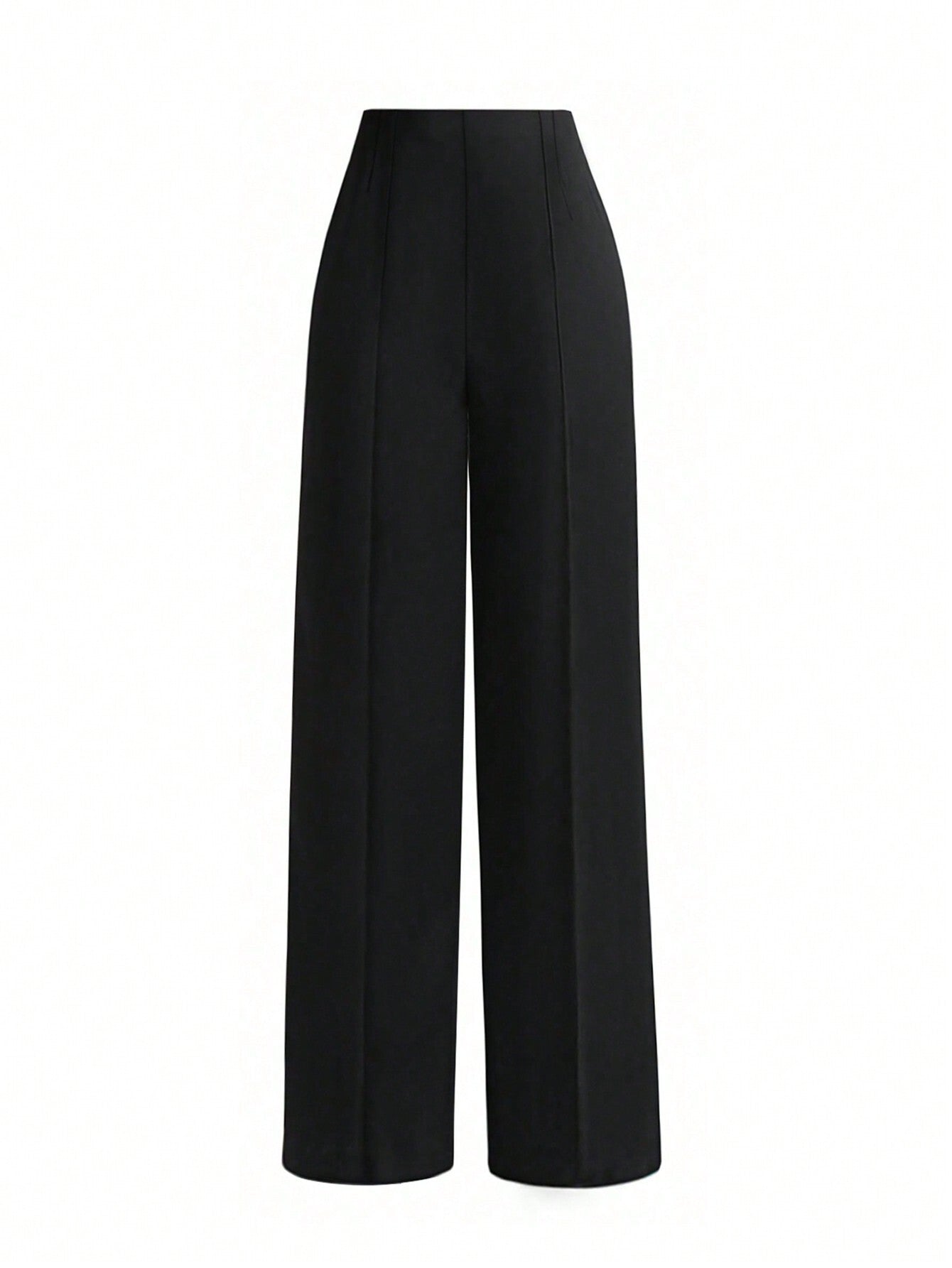 Ladies' Solid Color Straight Leg Pants