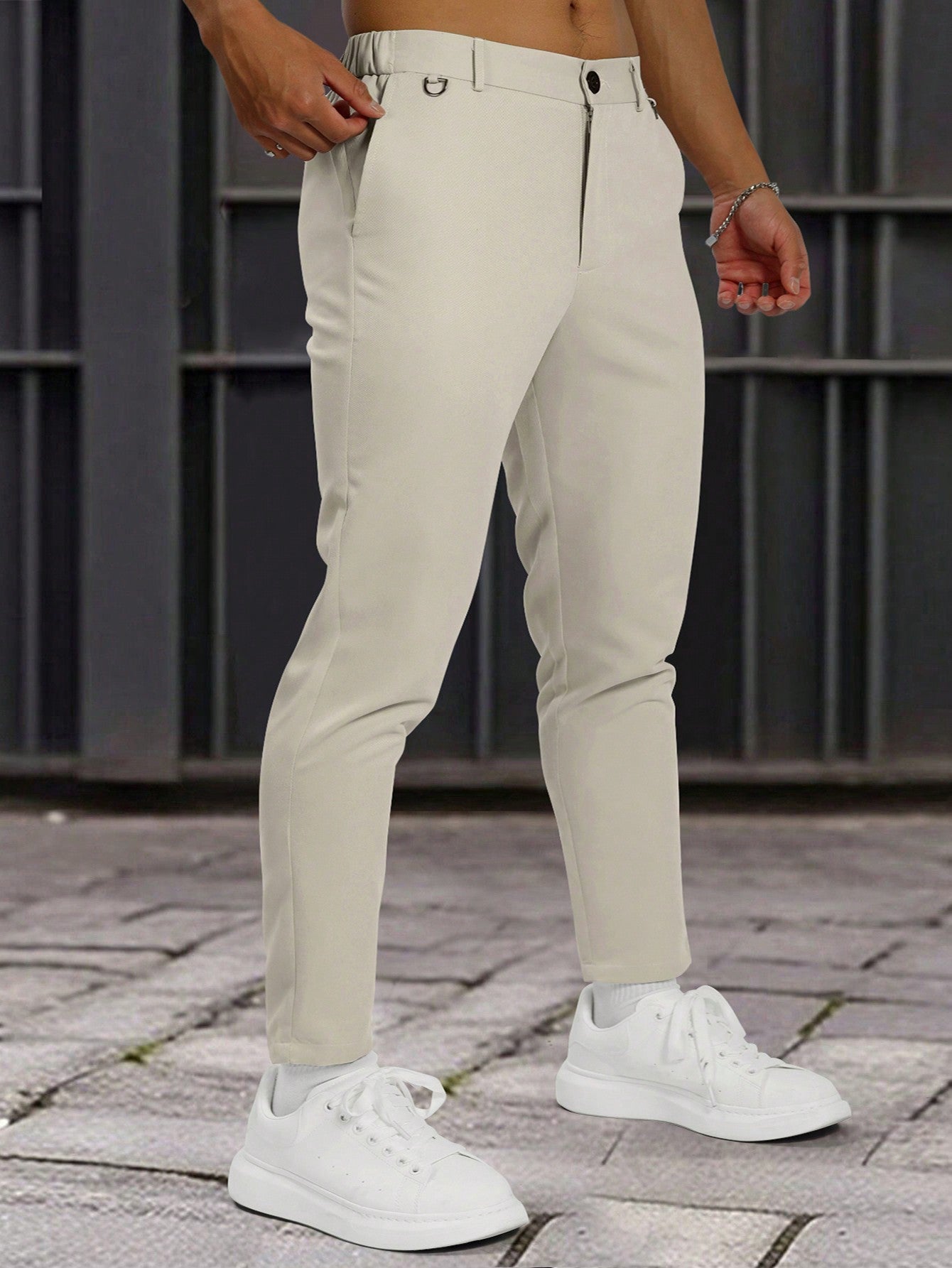 Men's Solid Color Trousers