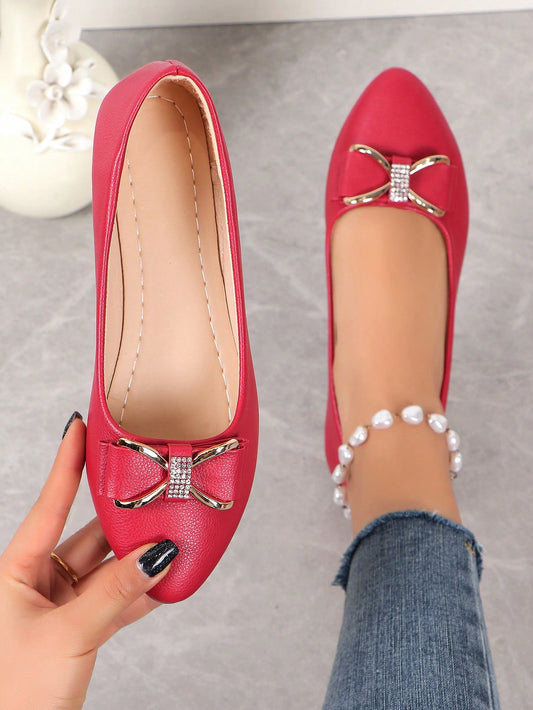 Women's Flat Shoes, Casual And Fashionable Shoes For Women With Rhinestones