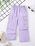 Young Girl Casual All-Match Purple Top, Simple And Elegant With A Classic Design. Made Of High-Quality Fabric With Exquisite Sewing, Reflecting High-Quality Craftsmanship. Unique Style And Smooth Lines Show Modernity And Fashion Sense. The Overall Design