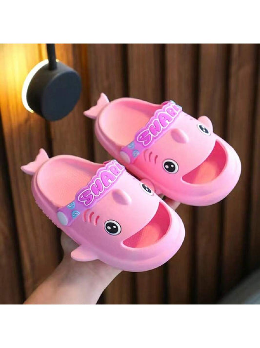 Cute Cartoon Shark Sandals For Boys - Breathable, Quick Drying, Non-Slip Clogs For Indoor Outdoor Beach - All Seasons