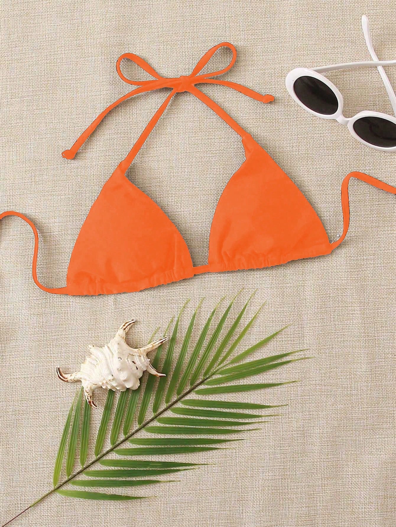 Swim Summer Beach Halter Triangle Bikini Top