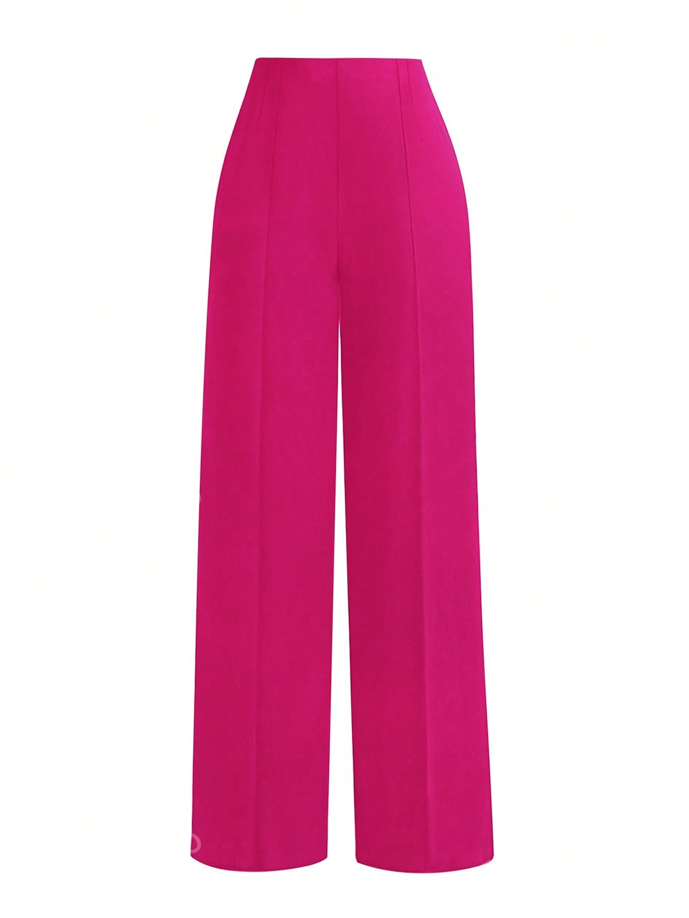 Ladies' Solid Color Straight Leg Pants