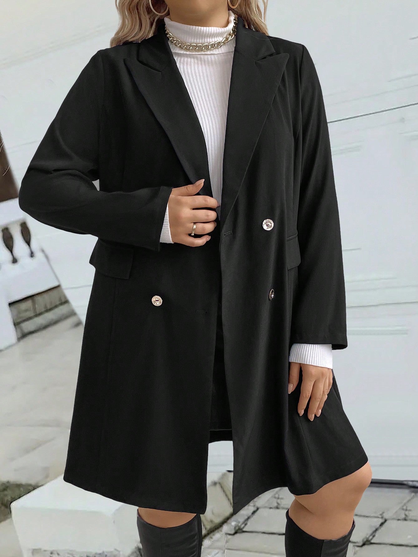 Large Women's Windbreaker Coat